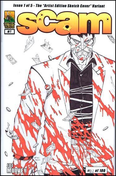 Scam issue 1-J  Artist Edition Sketch Cover 1/100