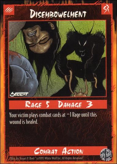 Rage Limited (Base Set) card 59 Disembowelment 