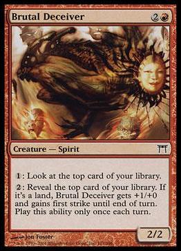 Magic the Gathering: Champions of Kamigawa (Base Set) card 161 Brutal Deceiver