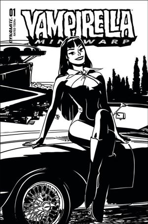Vampirella: Mindwarp issue 2-M Jonathan Case 1:7 Black and White Cover