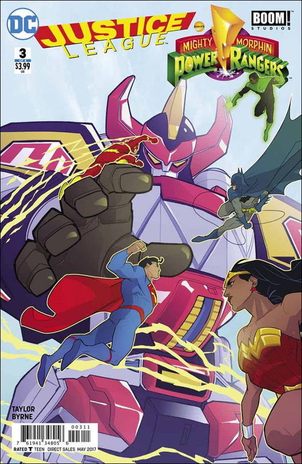 Justice League/Power Rangers issue 3