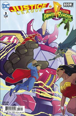 Justice League/Power Rangers issue 3