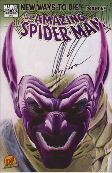 Amazing Spider-Man (1963) issue 568-I DF Negative Cover (Signed by Alex Ross) 1/999