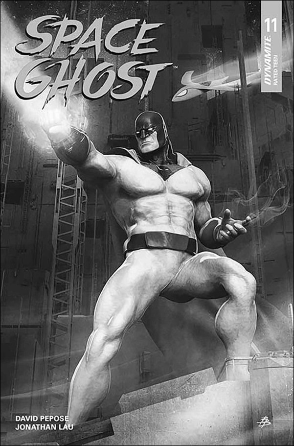 Space Ghost (2024) issue 11-M Björn Barends B&W 1:5 Cardstock Cover