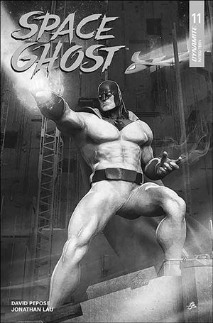 Space Ghost (2024) issue 11-M Björn Barends B&W 1:5 Cardstock Cover