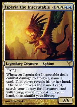 Magic the Gathering: Dissension (Base Set) card 114 Isperia the Inscrutable