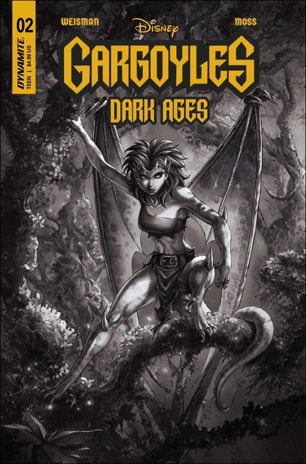Gargoyles: Dark Ages issue 2-I Alan Quah 1:15 B&W Cover