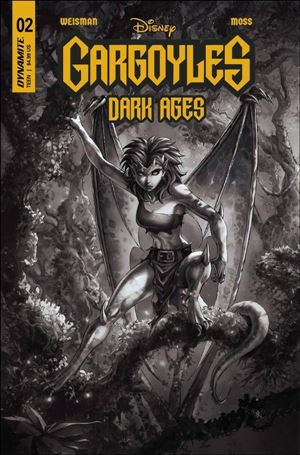 Gargoyles: Dark Ages issue 2-I Alan Quah 1:15 B&W Cover