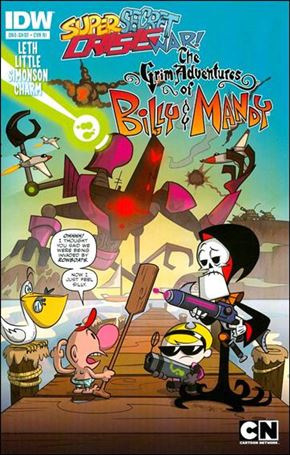 Super Secret Crisis War! The Grimm Adventures of Billy and Mandy issue 1-C Maxwell Atoms 1:10 Cover