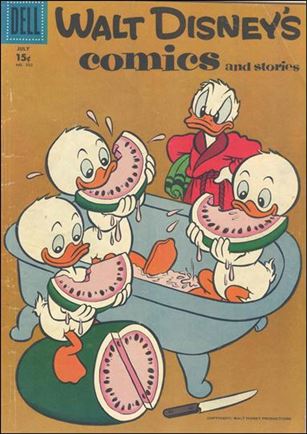 Walt Disney's Comics and Stories (1940) issue 202-B 15 Cent Price Cover
