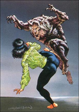 Bernie Wrightson II: More Macabre (Base Set) card 39 Hieeyaaah!