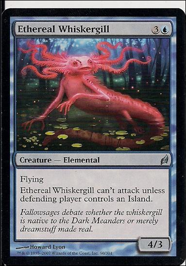 Magic the Gathering: Lorwyn (Base Set) card 60 Ethereal Whiskergill