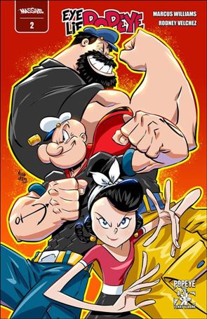 Eye Lie Popeye issue 2 Marcus Williams Cover