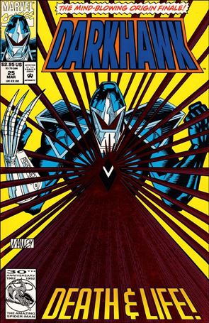 Darkhawk (1991) issue 25 Red Foil Cover
