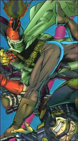WildC.A.T.s '94 (Base Set) card 83 Grifter vs. Daemonites