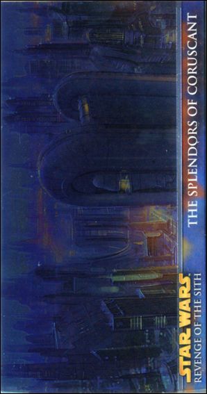 Star Wars: Revenge of the Sith Widevision (Chrome Art Retail Subset) card R3 The Splendors of Coruscant