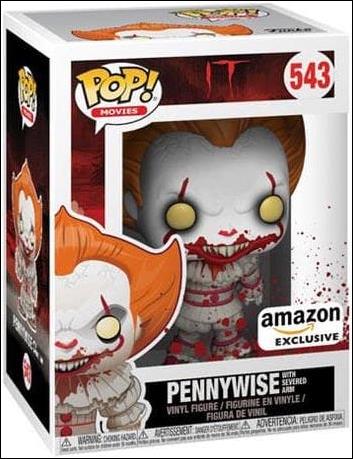 POP! Movies figure 543 Pennywise with Severed Arm Amazon Exclusive