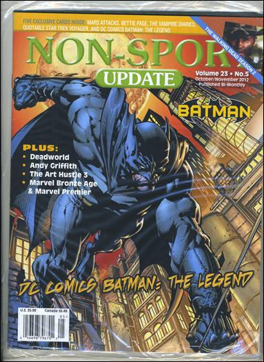 Non-Sport Update (2012) issue 5 Polybagged with Price Guide and Promo Cards