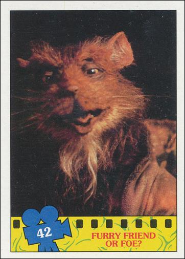 Teenage Mutant Ninja Turtles Movie (Base Set) card 42 Furry Friend or Foe?
