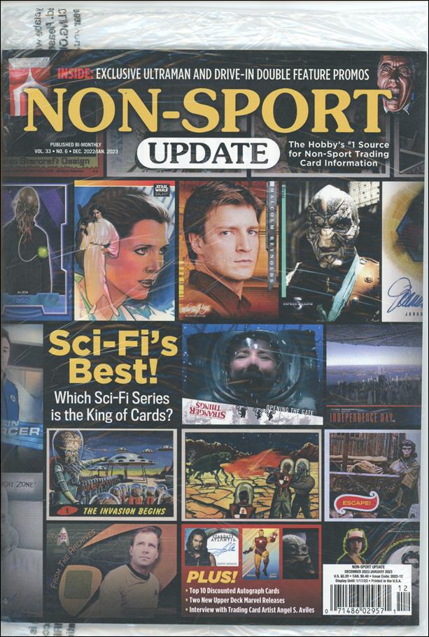 Non-Sport Update (2022) issue 6 Polybagged with Promo Cards