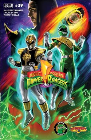 Mighty Morphin Power Rangers issue 39-F Diego Galindo Legends Comics Dragonball Cover