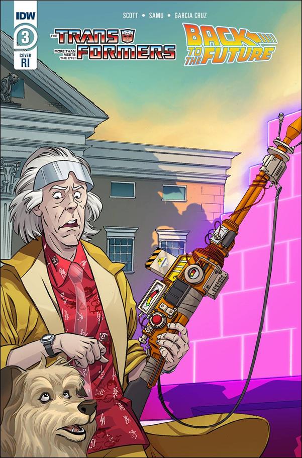 Transformers/Back to the Future issue 3-C Dan Schoening 1:10 Cover