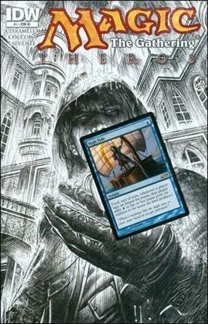 Magic: The Gathering - Theros issue 1-C Martin Coccolo 1:10 Cover with Card