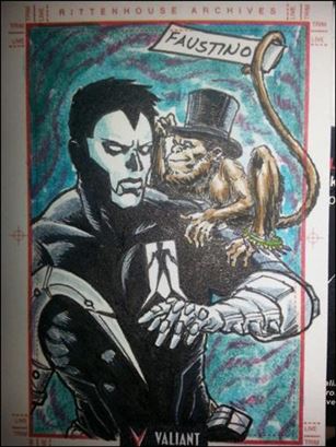 2013 Valiant Comics Preview Trading Card Set (Sketch Card Subset) card NF-02