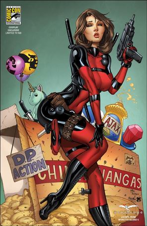 Escape from Monster Island issue 6-E Mike DeBalfo SDCC Cosplay Cover 1/500