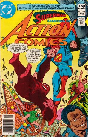 Action Comics (1938) issue 506-B UK Price Cover