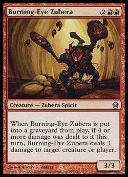 Magic the Gathering: Saviors of Kamigawa (Base Set) card 95 Burning-Eye Zubera