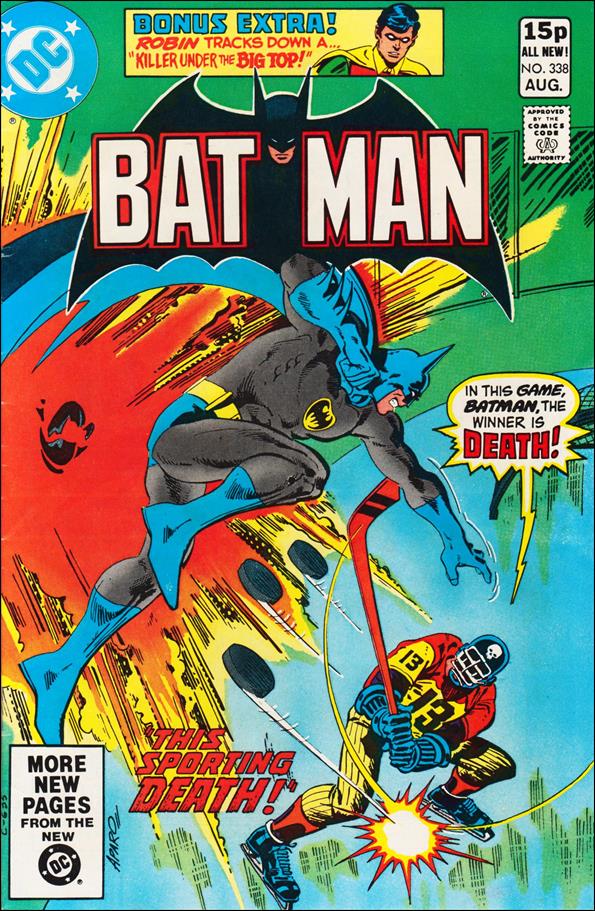 Batman (1940) issue 338-B UK Price Cover