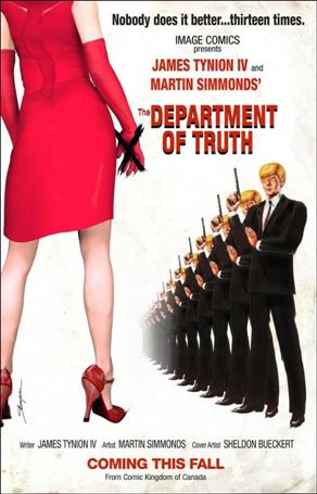 Department of Truth issue 13-G Sheldon Bueckert Comic Kingdom Cover