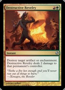 Magic the Gathering: Duel Decks: Heroes vs. Monsters (Base Set) card 66 Destructive Revelry