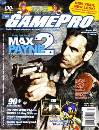 GamePro issue 184 Newsstand Edition