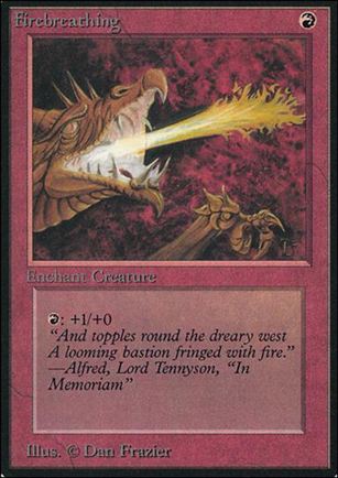 Magic the Gathering: Limited Edition Alpha (Base Set) card 150 Firebreathing