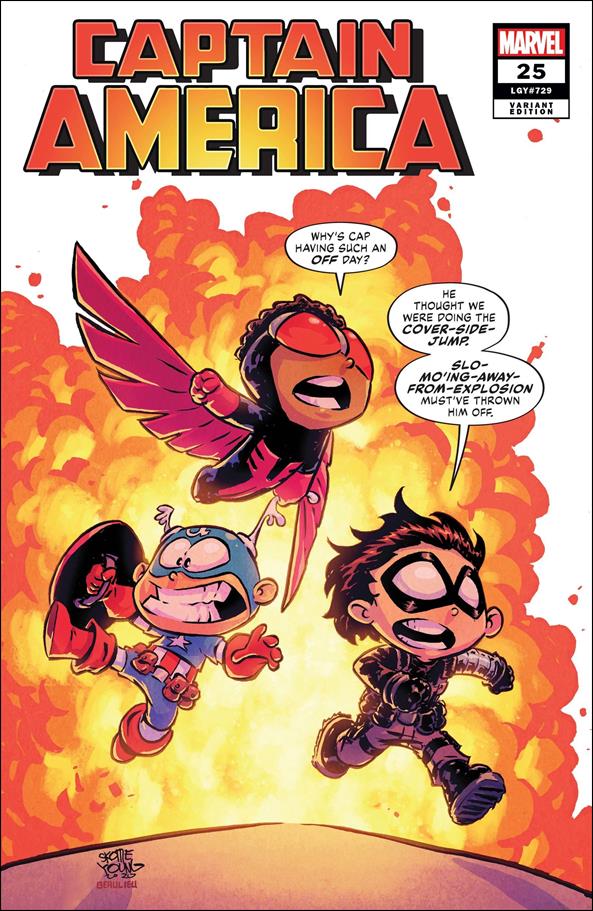 Captain America (2018) issue 25-B Skottie Young Baby Cover