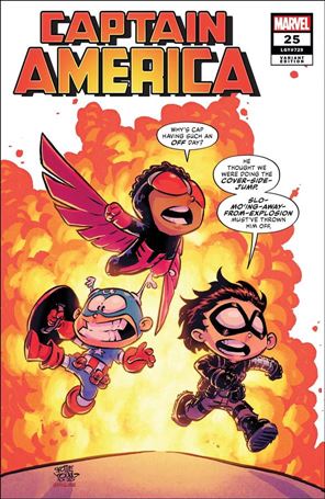 Captain America (2018) issue 25-B Skottie Young Baby Cover