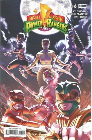 Mighty Morphin Power Rangers issue 6 Jamal Campbell Cover