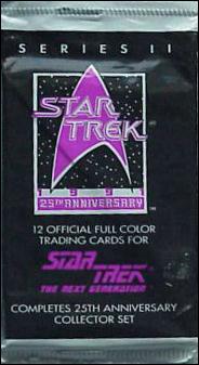 Star Trek 25th Anniversary: Series 2 card 2-B Pink Star Trek: The Next Generation Sealed Pack
