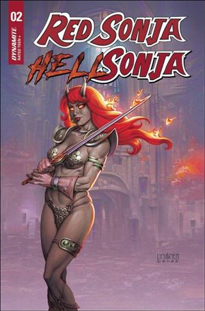 Red Sonja / Hell Sonja issue 2-C Joseph Michael Linsner Cover