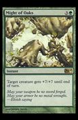 Magic the Gathering: 2010 Core Set (Base Set) card 192 Might of Oaks