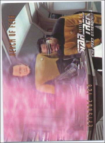 Star Trek: The Next Generation - The Episode Collection Season Six (Base Set) card 543 Realm of Fear, Episode 128C