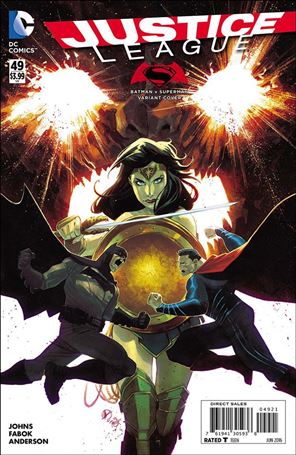 Justice League (2011) issue 49-B Matteo Scalera Batman v Superman Cover