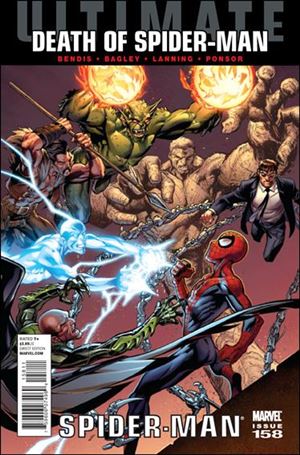 Ultimate Spider-Man (2000) issue 158 Mark Bagley Cover