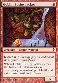 Magic The Gathering: Zendikar (Base Set) card 125 Goblin Bushwhacker