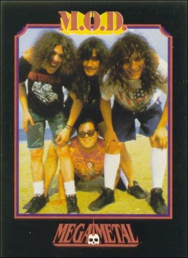 Mega Metal (Base Set) card 81 M.O.D. Group Shot 2
