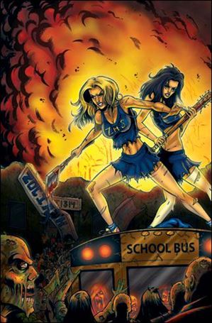 Zombies vs Cheerleaders (2010) issue 5-D Ben Hanson Virgin Cover
