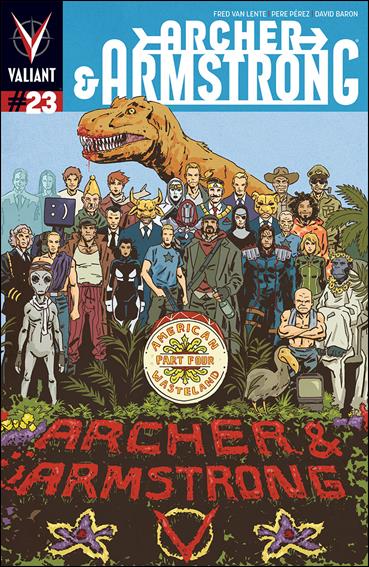 Archer & Armstrong (2012) issue 23 Michael Walsh Cover