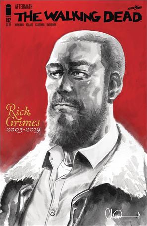 Walking Dead (2003) issue 192-C Charlie Adlard Commemorative Cover